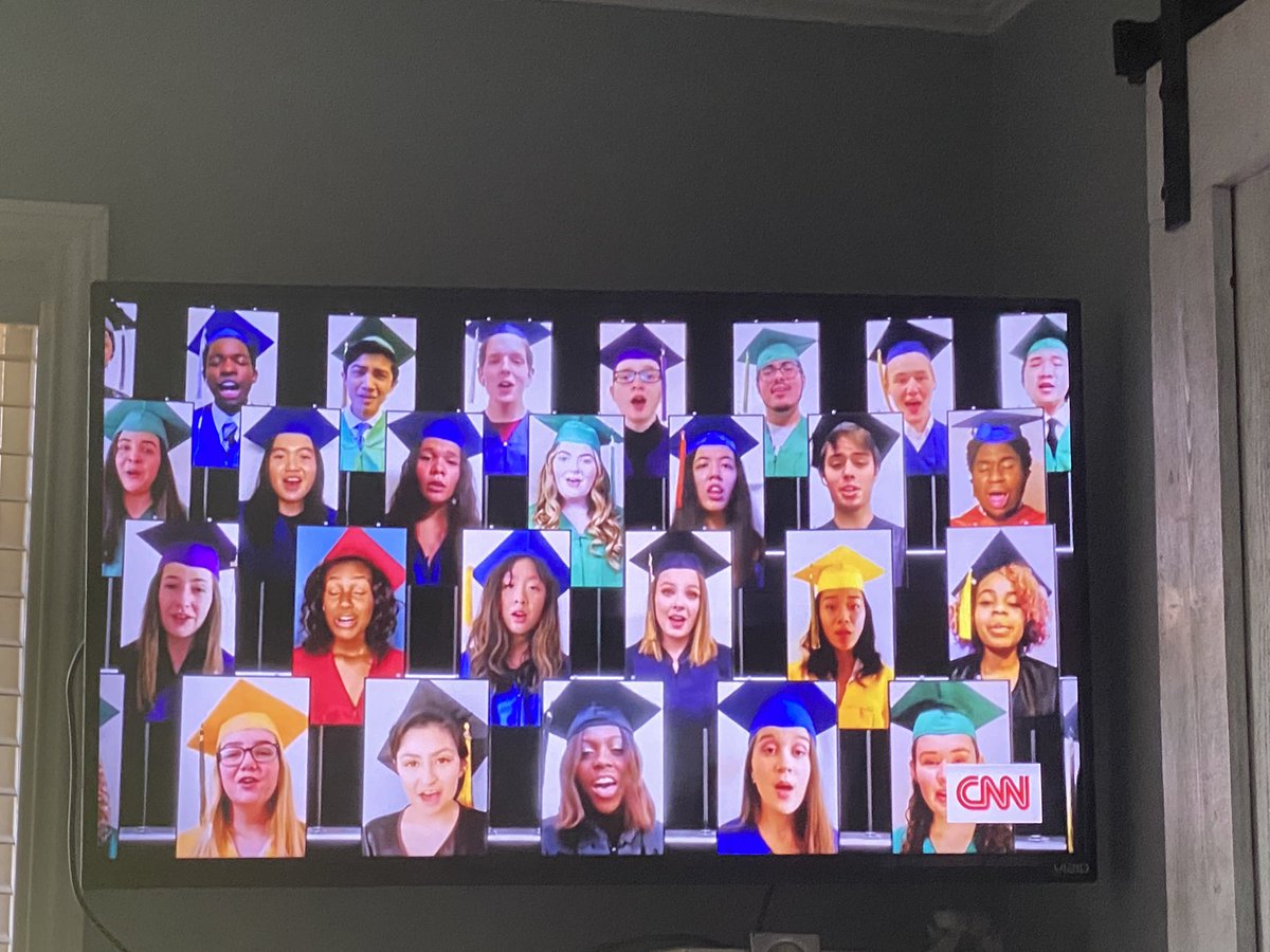 I’ve been crying since the start of this one. Congratulations Class of 2020! #GraduateTogether