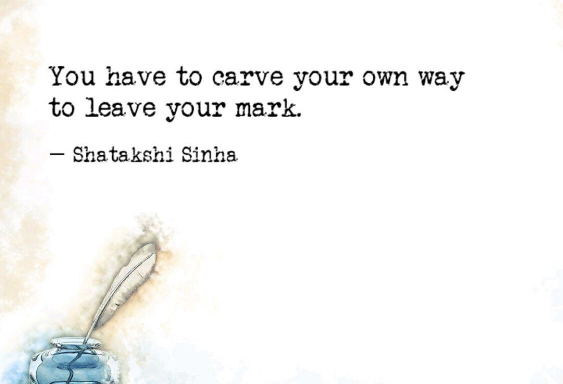 Stacylynrog's tweet photo. Embrace your destiny and LEAVE. YOUR. MARK. 💜 https://t.co/vmb3mIkfX9