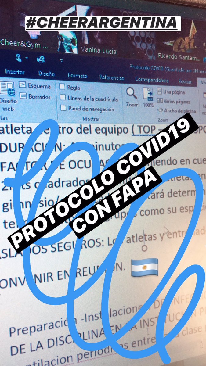 CheerArgentina's tweet photo. 📌Hoy se realizó un encuentro virtual con todos los coaches de la familia #CheerArgentina para discutir sobre protocolos de higiene y seguridad para nuestros deportistas. #YoMeQuedoEnCasa #JuntosSaldremosAdelante https://t.co/ePieG0Nri3