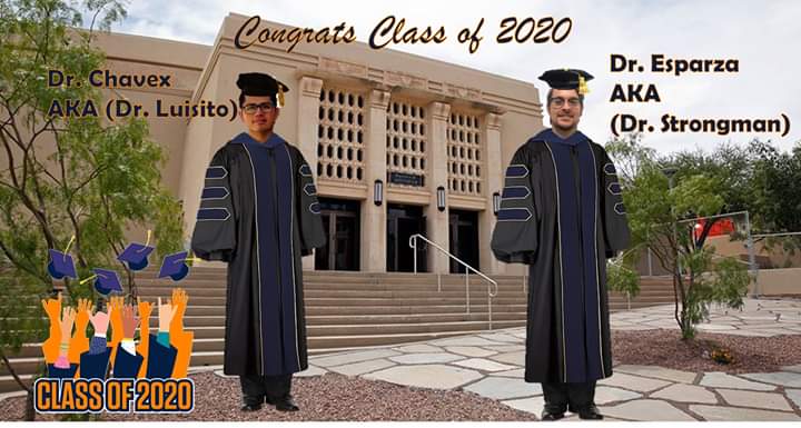 agcastellanos_'s tweet image. Congrats Class of 2020! Specially to my friends Dr. Chavez and Dr. Esparza #utepgrad #Majoringmechanical #ClassOf2020 #waterbreak