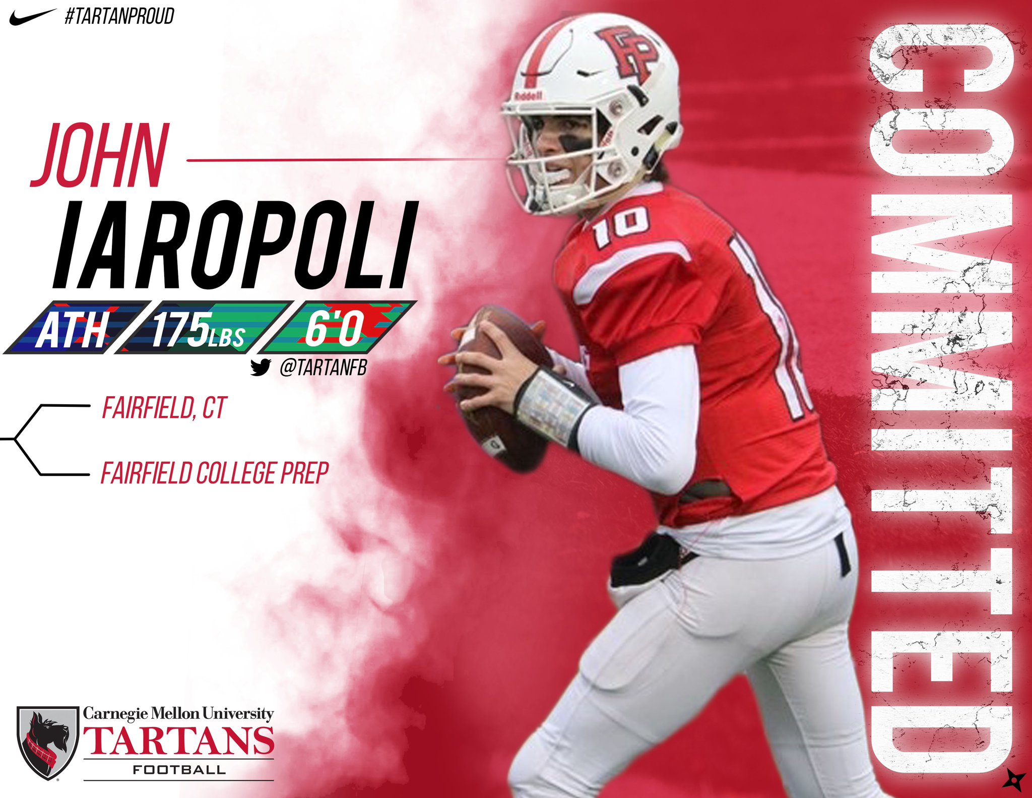 Carnegie Mellon Football on Twitter "*CORRECTION* To conclude today's