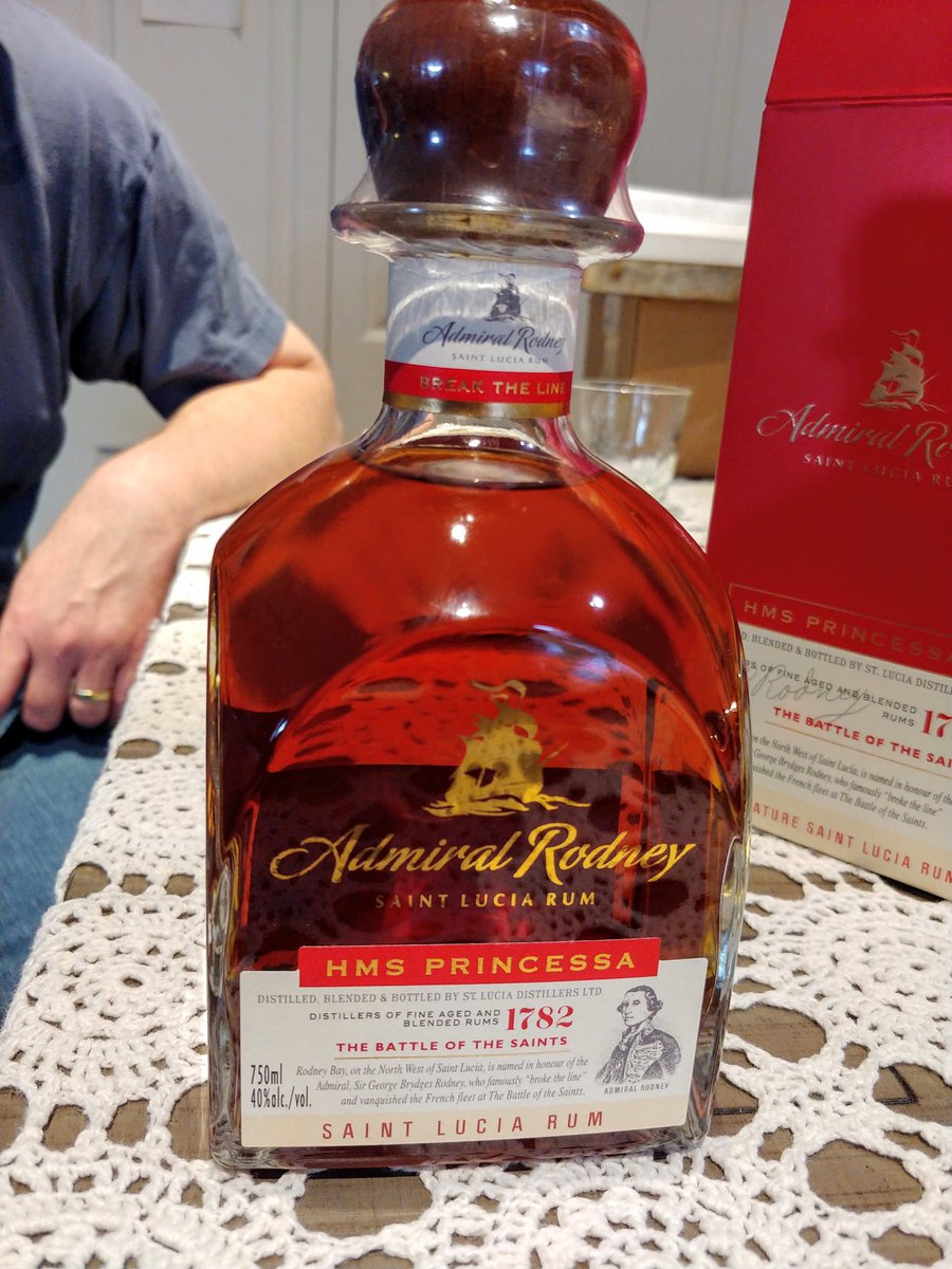 SpamFly's tweet photo. Just discovering Rum. I never liked the sweetness of the cheap ones. This is tops!!!! Aromas - vanilla, oak, Mandarin orange. Taste - all spice, cinnamon, orange, cherry, chocolate and black pepper. #rum #admiralrodney #admiralrodneyrum #norocks #neat #hmsprincessa https://t.co/6t1snhvAG0