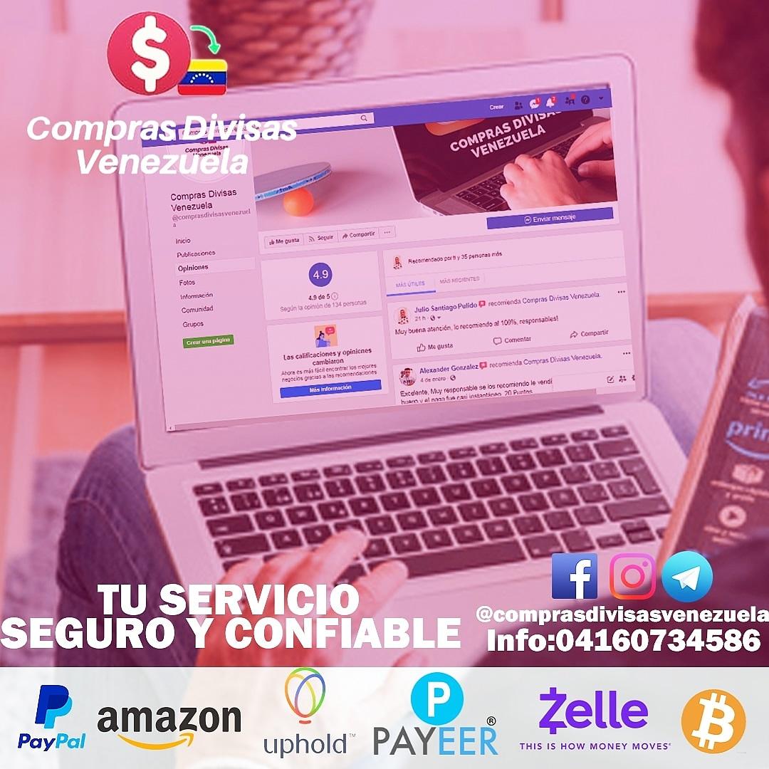 comprasdivisasv's tweet image. #compramos divisas virtuales #paypal #uphold #skrill #neteller payeer #btc y mucho mas m.facebook.com/Comprasdivisas…