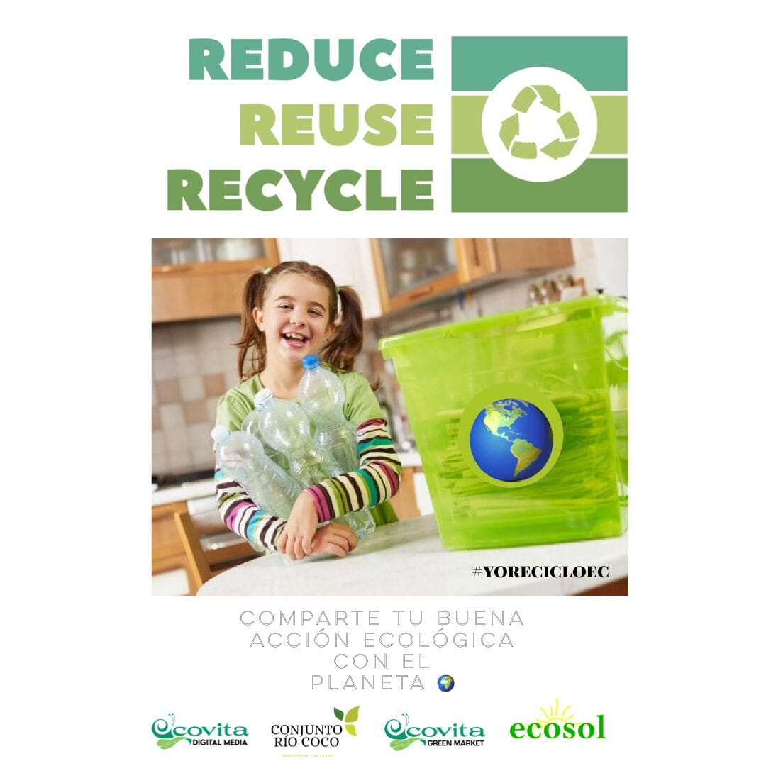 ecovitaecuador's tweet photo. Comparte tu Buena Acción Ecológica con el Planeta 🌎
en Mes de Reciclaje con el Hashtag #YoRecicloEc
Reduce Reusa y Recicla por el Planeta en el Mes el Reciclaje
#ecovita #mesdelreciclaje♻
Más en https://t.co/G3U5OerBg7 https://t.co/6R8YjZNg8G