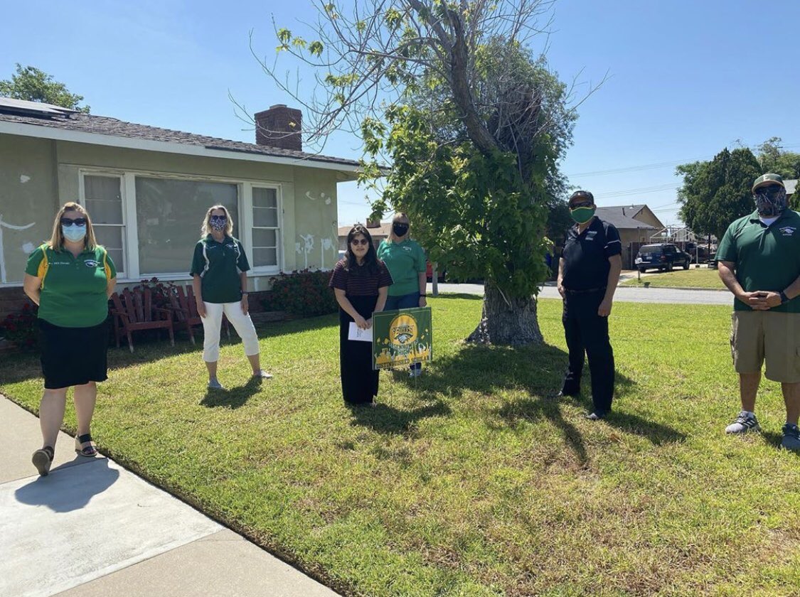 Congrats to our band c/o 2020 distinguished scholars who received a special surprise visit today!