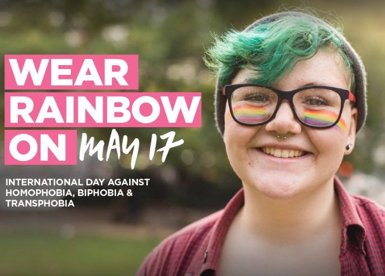 Today (17 May) is the International Day Against Homophobia, Biphobia, Interphobia and Transphobia. This is a day for us all to stand with the LGBTIQ+ community.
 
To find out how you can help support @IDAHOBITAus, visit: idahobit.org.au/index.php/cele… #IDAHOBIT2020