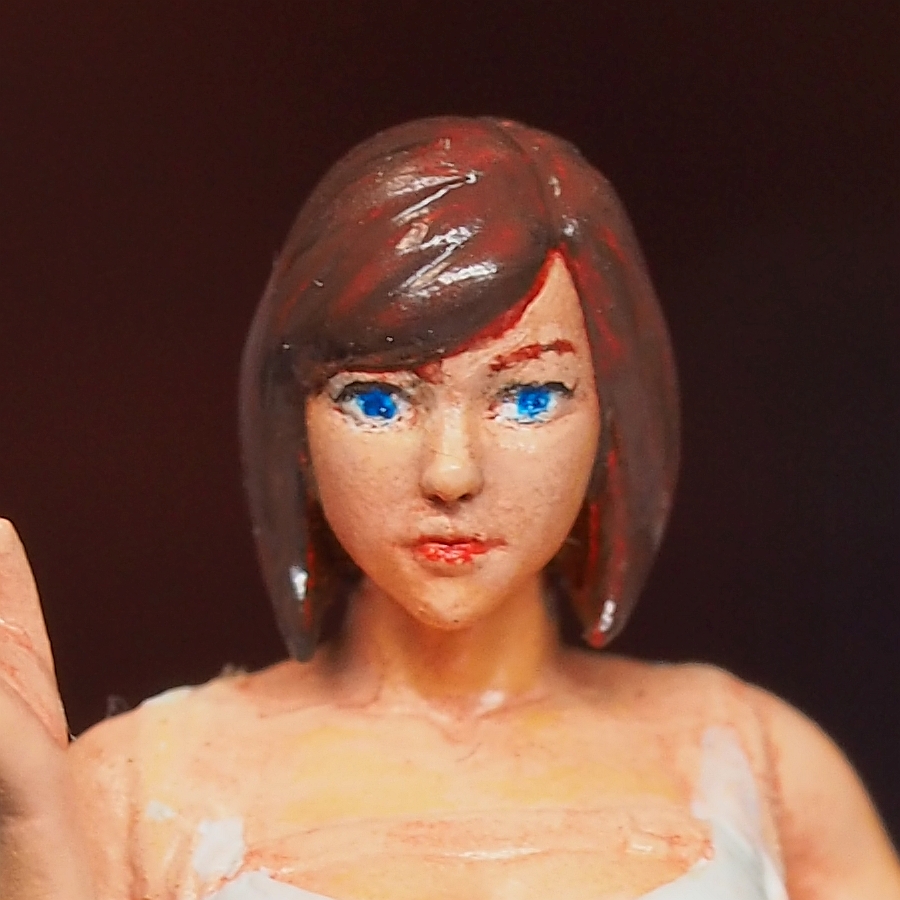 shaaarkiiin's tweet photo. Felicia 1/35 makeup part 2. #zlpla #ジルプラ #ガールズインアクション https://t.co/2wq3JPGrle
