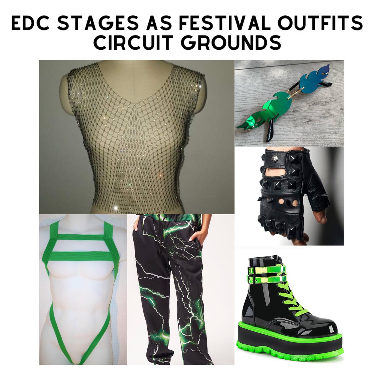 Are you feeling electric?
First of the three biggest stages has us wanting to light the night up with our outfits! Would your favorite artist be playing here tonight??