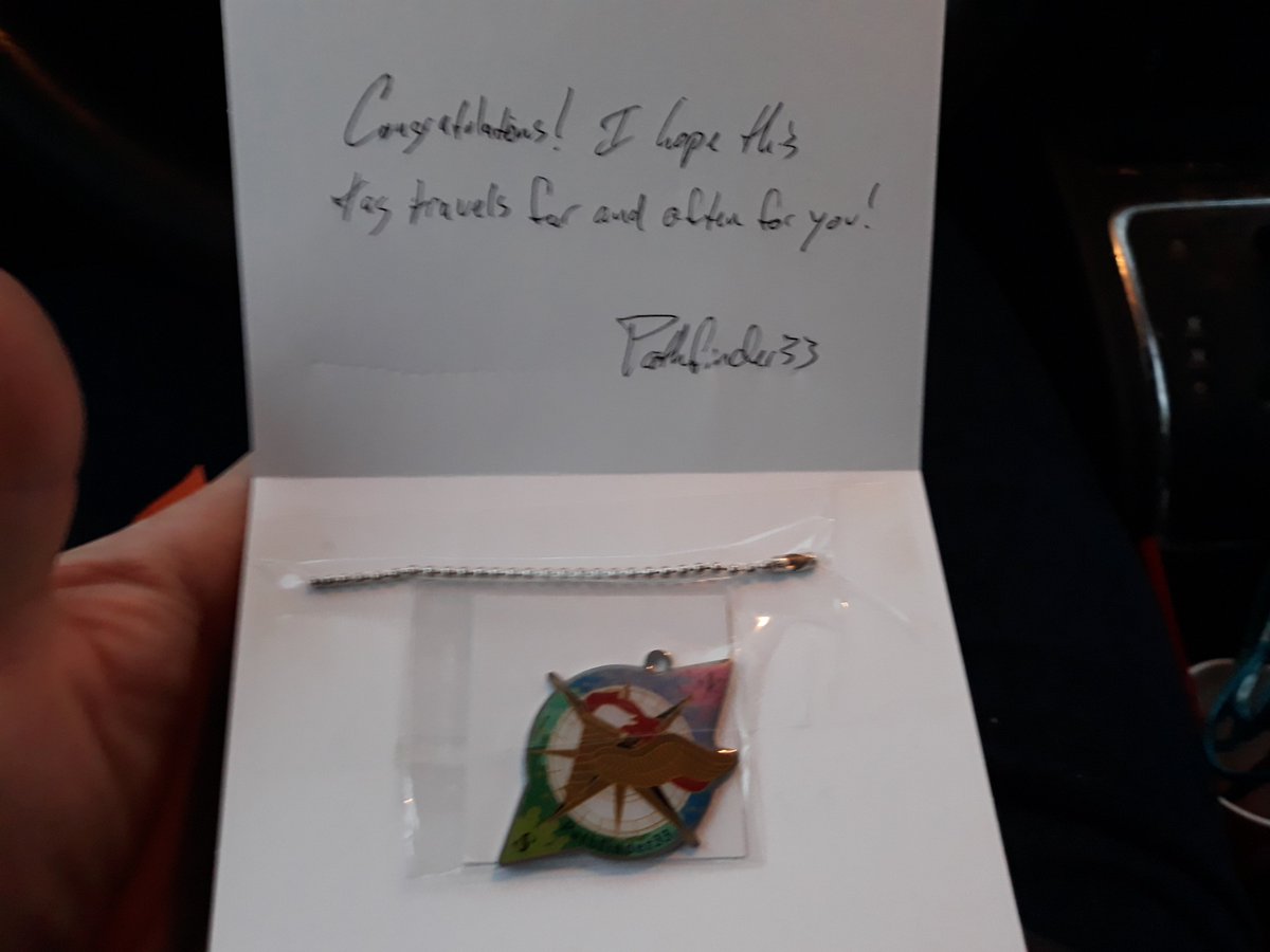 runningtexas5k's tweet image. Just received this @3CharlesWatkins trackable in the mail. Won it ona podcast. Time to activate it. What should be its mission and what should I attach to it? #Geocaching #pathfinder33 #Trackable #Mission #GeocacheTalk