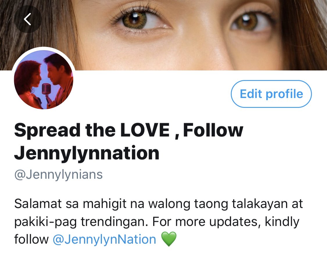 Let's continue to spread LOVE. Kindly follow @JennylynNation for more updates for Jen. Let's also pray for DOTSPh and Kapuso shows comeback on air real soon 😊Thank you everyone & Stay Safe 💚 *Admin is now signing off*