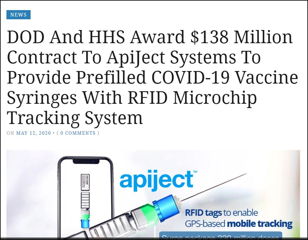 MaryamHenein's tweet photo. Retweet 🕵️♀️ DIGG: "Project JumpStart" "RaPid USA"👇
A super experimental Vaccine PLUS #RFID #Microchip coming to a shoulder near YOU. 💉
#HHS ⏩ #DOD ⏩ #ApiJect⏩#MarcKoska ⏩ #WHO ⏩#BillGates
https://t.co/n39tkWSopo https://t.co/A771LZBBRT