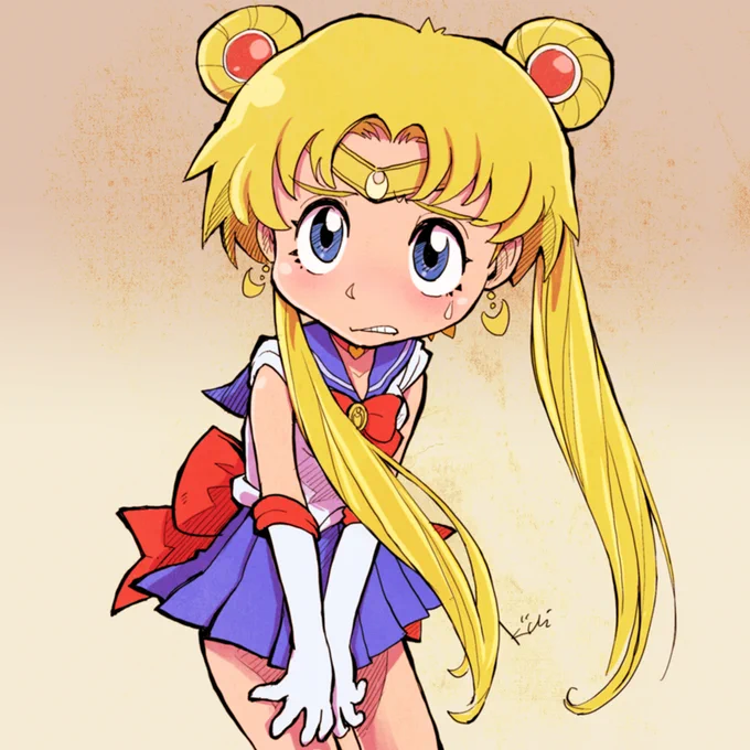 #sailormoonredraw
「変身する前にトイレに行っておくべきだった・・・」 