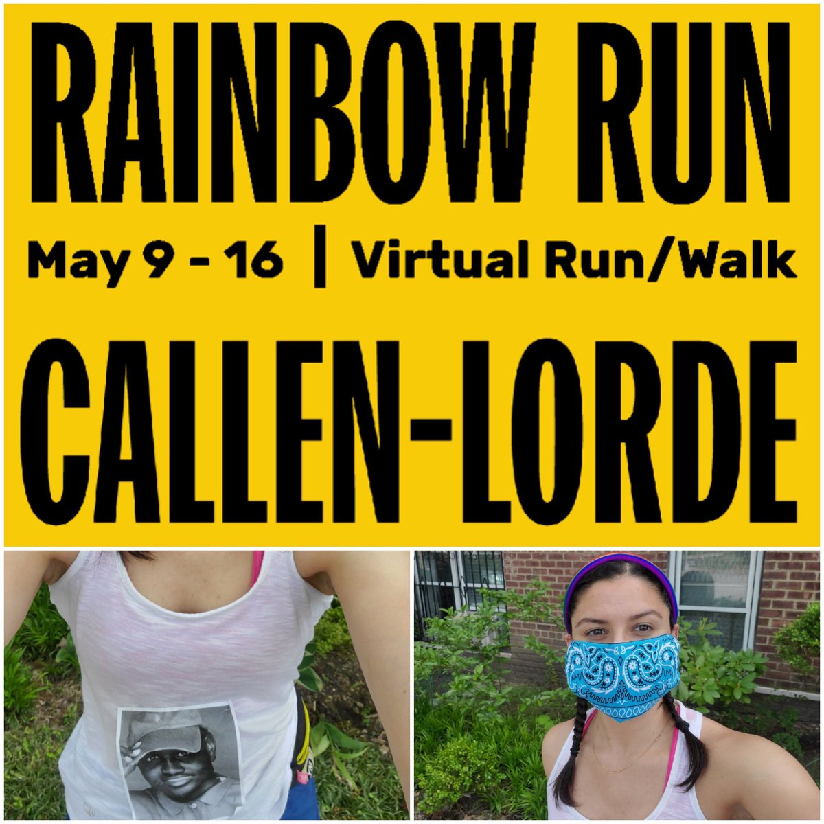 InesActs's tweet photo. Woof today was a rough run, but I got through the 5k! #RainbowRun #callenlorde #callenlorde50 #runwithmaud #irunwithmaud https://t.co/Jf97S2vKbg