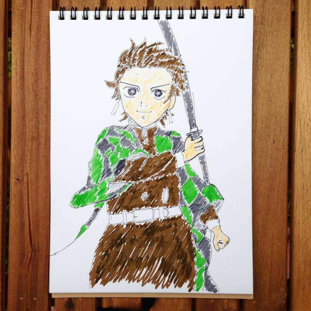 O Xrhsths コジサン 鳥取倉吉のwebデザイナー S K Works Sto Twitter 鬼滅の刃の炭治郎です 最近アニメを観てハマりました かっこいい 鬼滅の刃 鬼滅の刃イラスト 炭治郎 Kimetsunoyaiba イラスト Illust Tanjiroukamado 手描き サインペン 共有