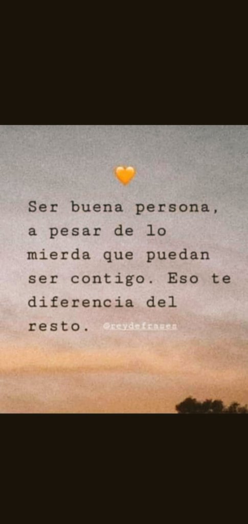 Después de todo sigo siendo bueno con las personas😇😌