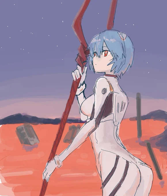 00年代に死ぬほど見た、みたいな雰囲気絵できた 