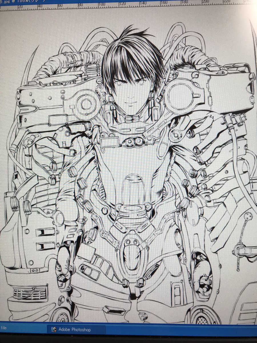 奥 浩哉 Su Twitter 玄野 ペン入れ