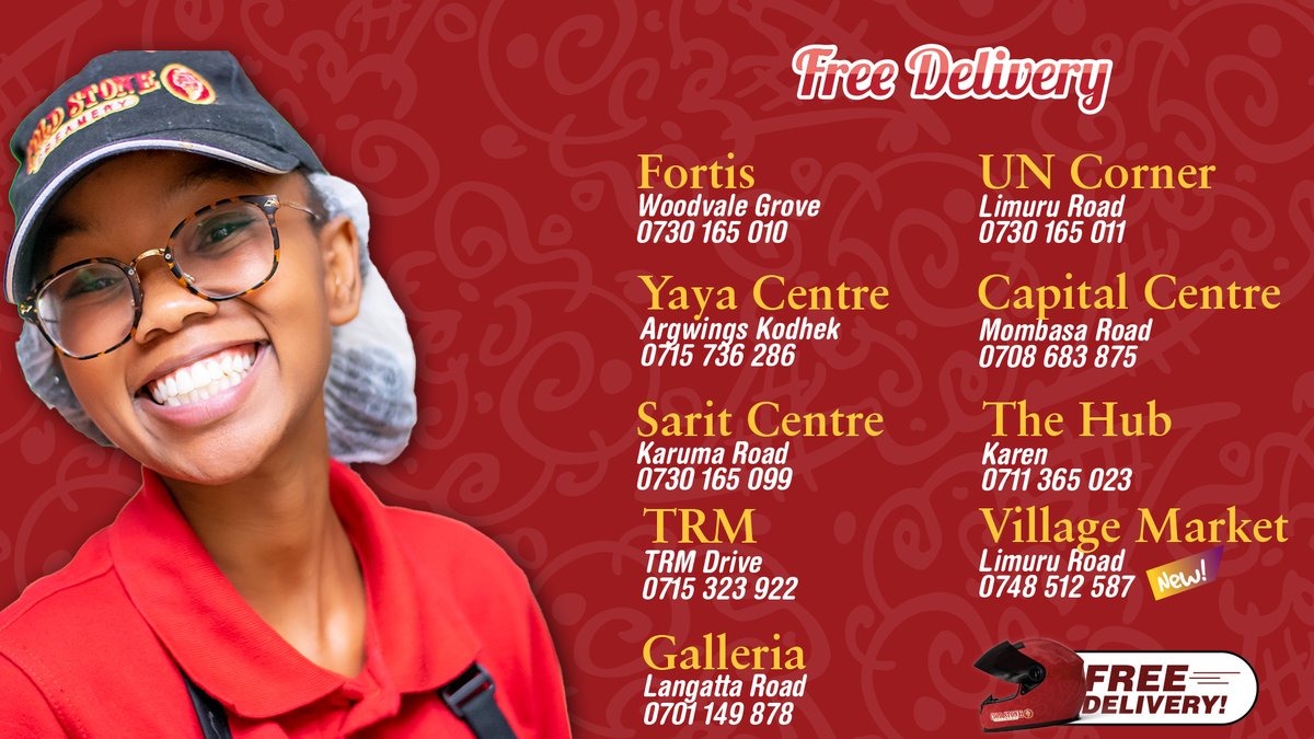 ColdStoneKenya's tweet image. Want to place a direct order to any of our stores?
Look no further here are all our stores with their phone numbers and locations.
Just hit us up, it&apos;s that easy.😎😎😎
#coldstonecreamery #ultimateicecreamexperience  #freedelivery