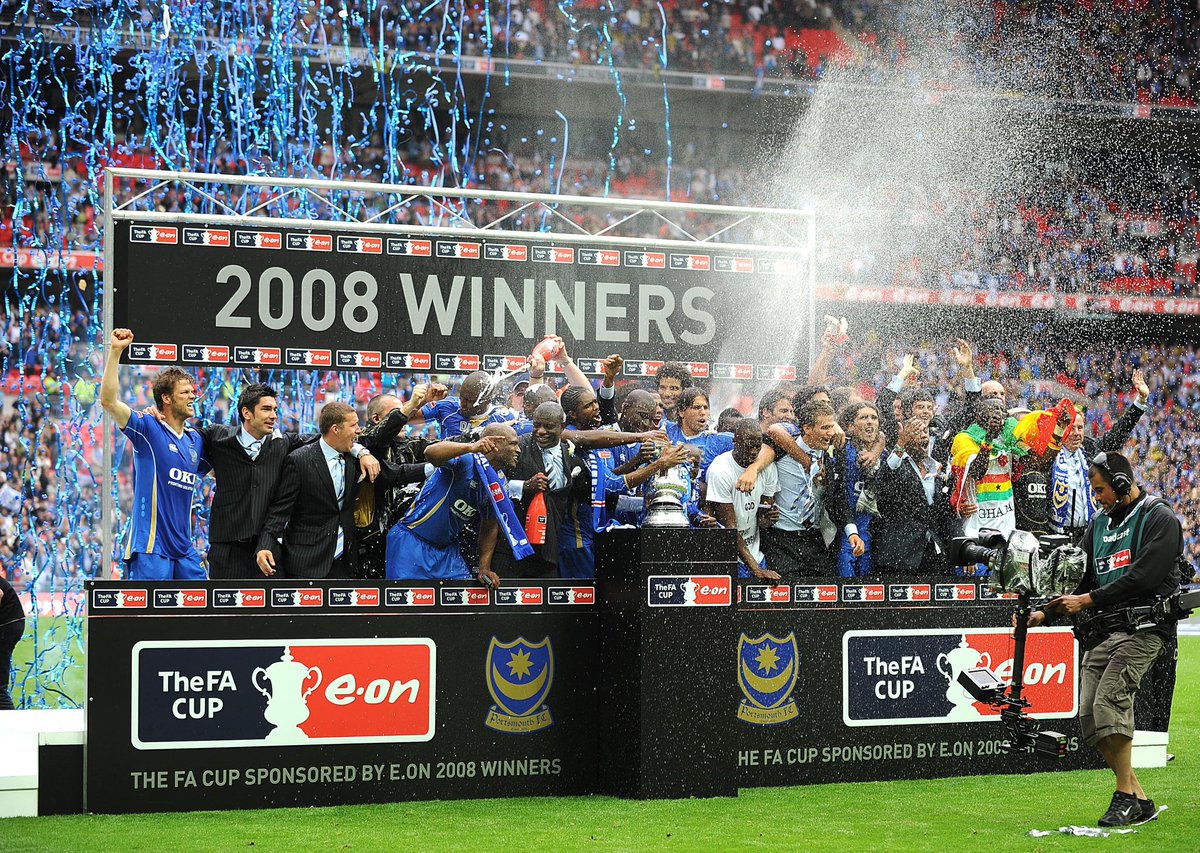 🏆🏟 The attendance of 89,974 for the #FACupFinal between #Pompey and Cardiff City on this day in 2008 remains a football record for the new <a href="/wembleystadium/">Wembley Stadium</a>.  #PompeyHistory