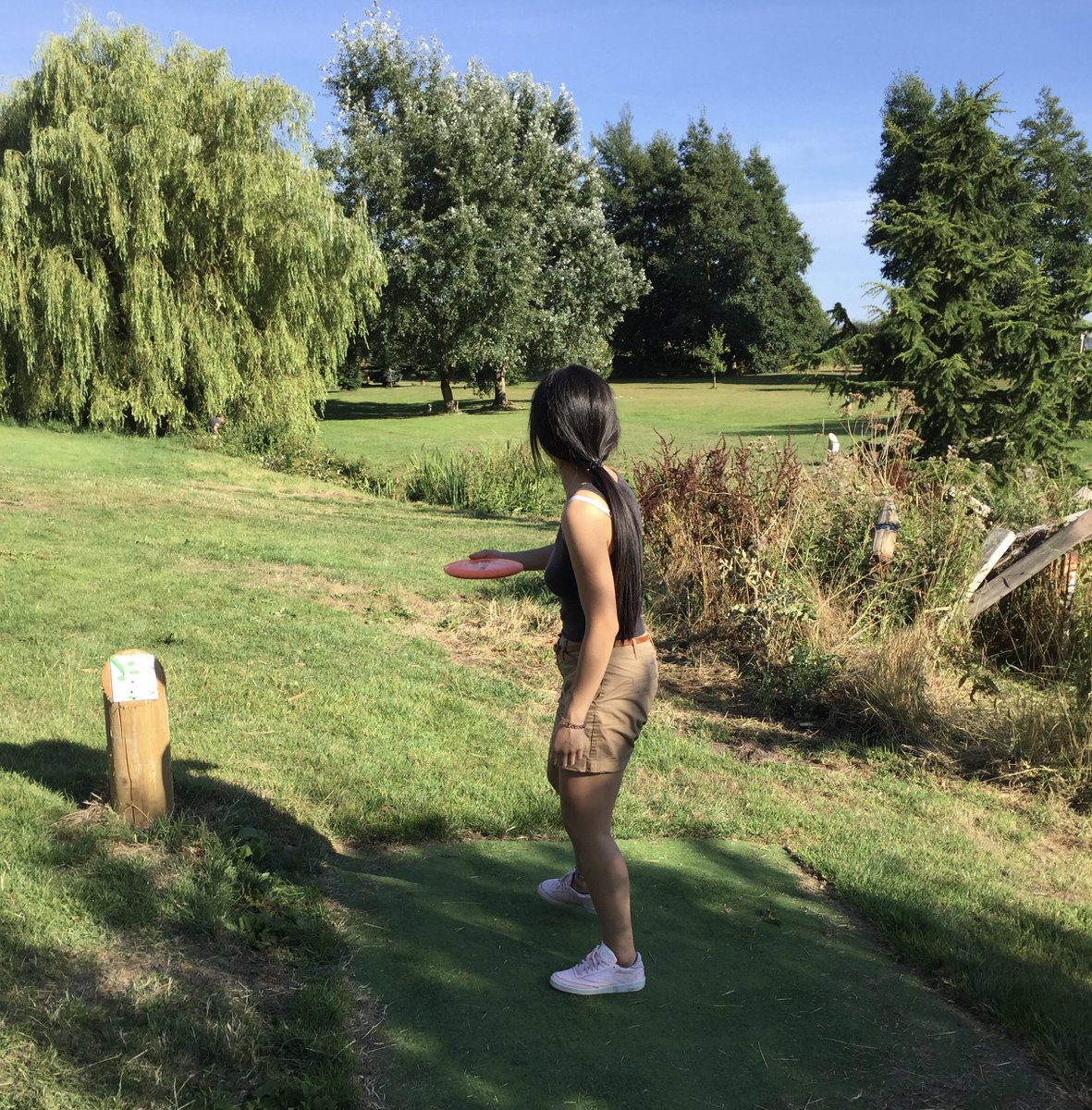 QuarryParkDG's tweet photo. It’s a great time to get outside and throw Frisbees! The Disc Golf course is looking beautiful and it’s open for visitors. Go to https://t.co/gVvgT8WeXF and there’s a link to the new booking system. Open 10-6 on weekends and 1:30 - 8:30 on weekdays https://t.co/yAhtWNmLvs