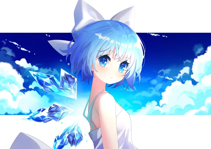 チルノちゃんは白も似合うと思うの 