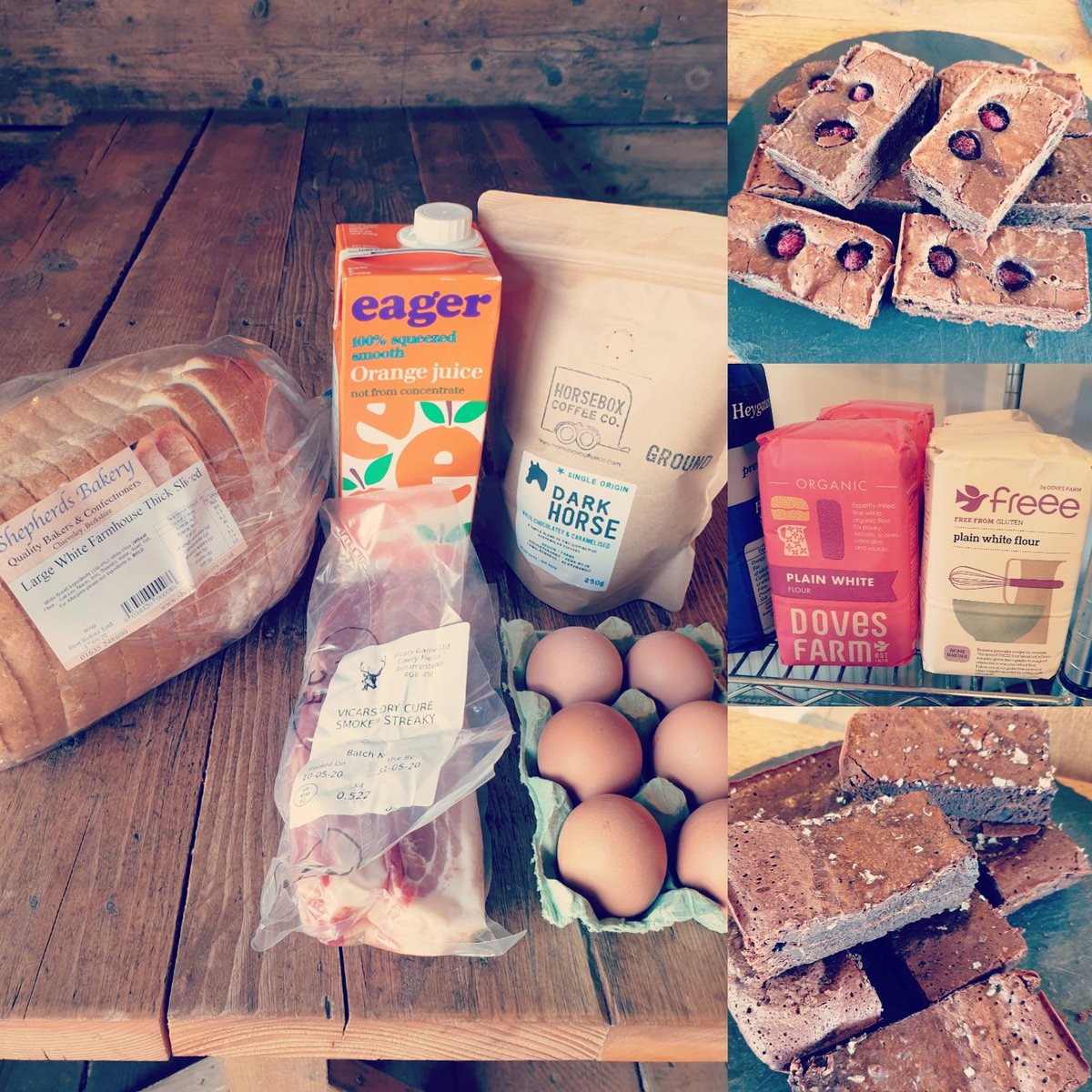 We running a farm shop at our lakeside cafe at @oxfordwetnwild Tues-Sat 10am-3pm. We are stocking fab local products & take away coffee
🥓 @vicarsgame 
☕ @Horseboxcoffee 
🍞 Shepherds Bakery
🍳 @BeechwoodEggs 
🐄 @timsdairy 
🍰 @BarefootOxford 
🥕 @RootsofOxford 
🥖@Dovesfarm