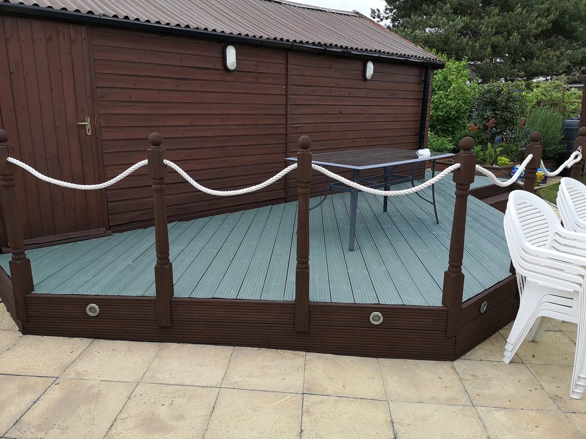 Beer garden has had a refurb and now looking refreshed.