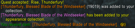 kittykungirl's tweet photo. Am I one of the cool kids now?
#worldofwarcraft #didsomeonesay #thunderfury https://t.co/k279tkerDH