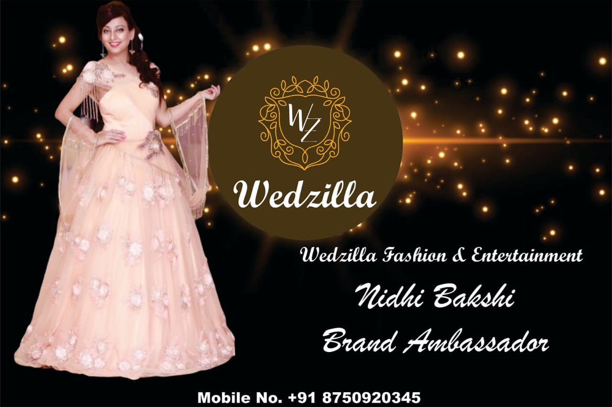 BakshiModel's tweet photo. Delighted to be the #brand #ambassador of Wedzilla fashion n ENTERTAINMENT leading name in Delhi's fashion world. https://t.co/2nl89SwpdR