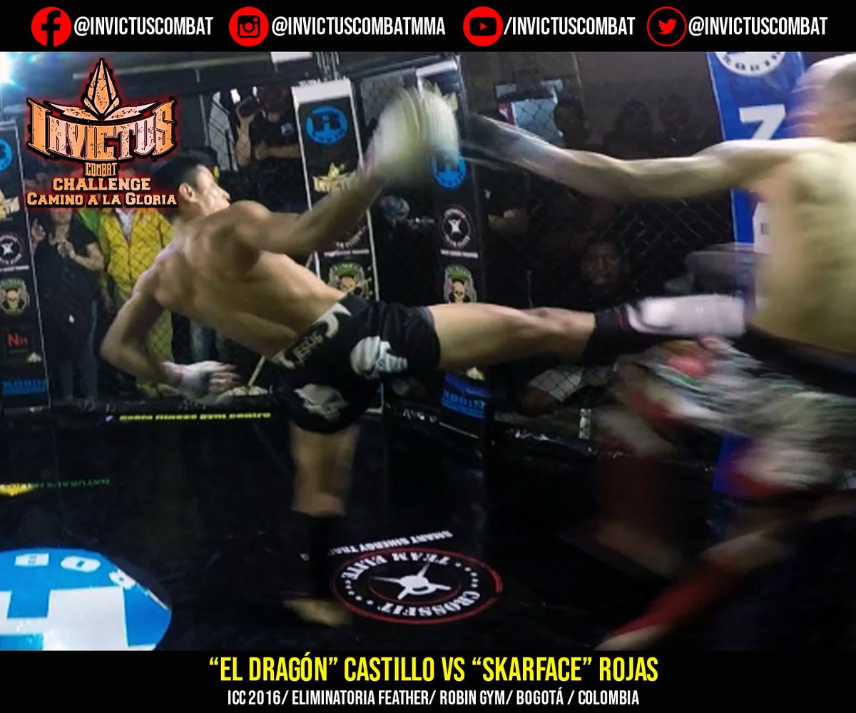 InvictusCombat's tweet image. 👊😎 "Conectar patadas efectivamente, requiere de mucha precisión... Jesús "El Dragón" Castillo de Robin / Full Training MMA vs Leandro "Skarface" Rojas de JMC Yopal #ICC2016 Eliminatorias Featherweight ” 💥🔥Próximamente disponible en nuestro canal youtube.com/InvictusCombat 💪😎🏆