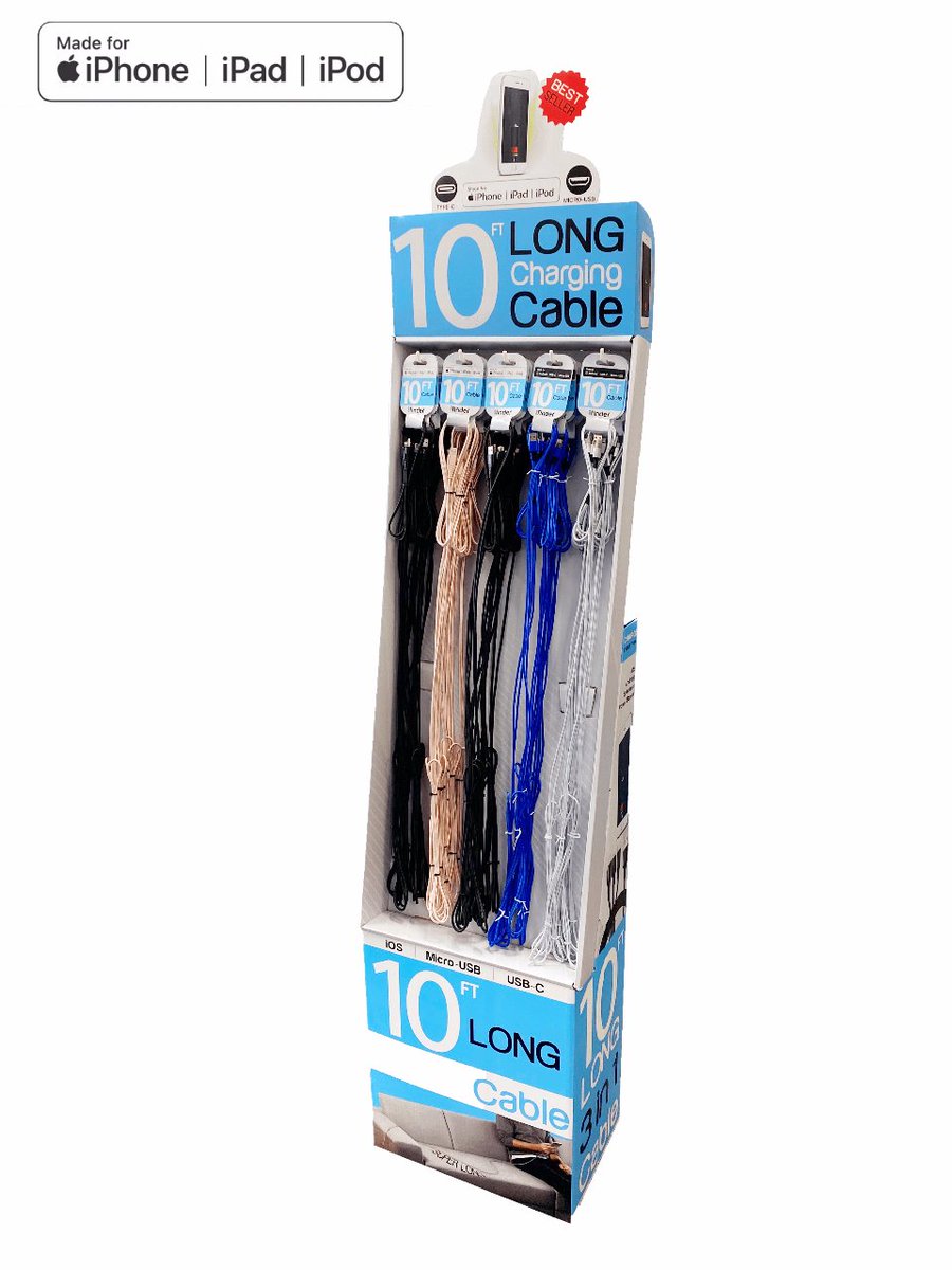 MilaWholesale's tweet photo. No more messy wires and cables!
Make the switch to our New 10ft Long MFI Cable.
Get it now: https://t.co/882g3k0AEa
.
.
Call Us on @ 702-685-3730.
.
.
.
#milawholesale #milalifestyleaccessories #wholesale #MFIcable #FastCharging #lightningcable #iphonecable #applecable https://t.co/16NxgnLEVI