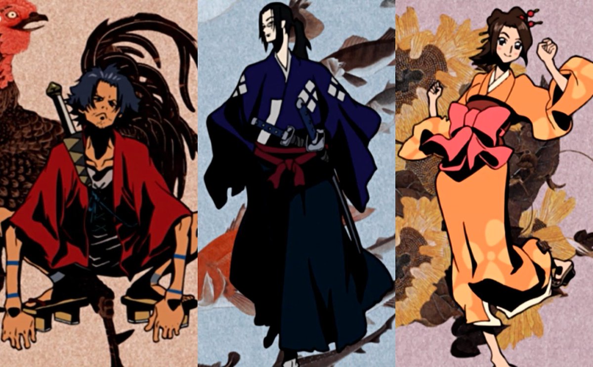 2) The show has a fairly simple plot with only 26 episodes. Two Samurai help a girl search for a Samurai that smells of sunflowers. People may have an issue with how episodic the show is, but that's the nature of the trio’s adventure across Edo Japan together.