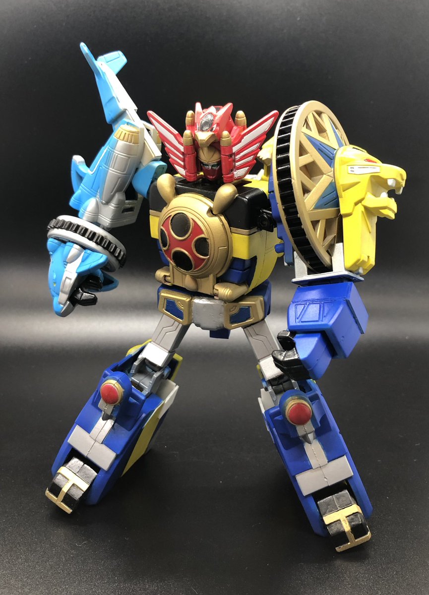 忍風合体！ 旋風神推参！ とりあえず旋風神は完成です。 色があると