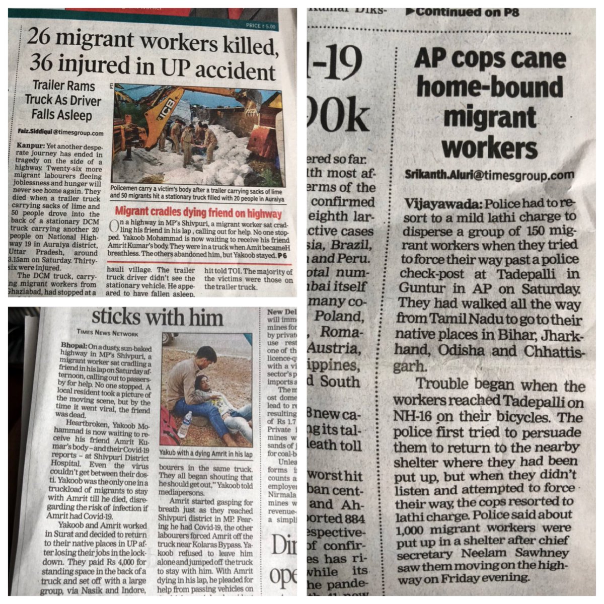 riteshchat_1971's tweet photo. When the poor people get desperate and their angst overflows -then can law and order can match the sheer number of people.Reasonable means to allow people to go back and protect them . Best to organise their return quickly rather than wait to tragedies to multiply https://t.co/rFD6JzaFRt