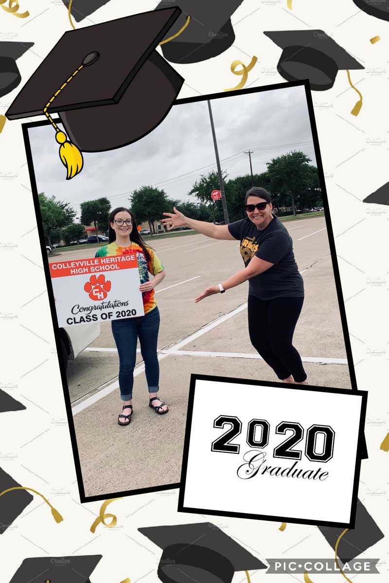 ECDCTigerCubs's tweet photo. Congratulations Ms. Kiley! This young lady graduated early, turned 18 and got a job with the district. She will be attending college in the fall.  I wanna be her when I grow up.🎓  We will miss you. ❤ Tiger Cubs https://t.co/UByYHeRzG6