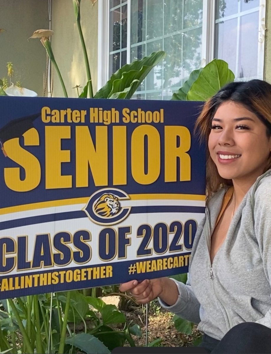 CteMedical's tweet photo. This past Thursday I helped deliver  graduation yard signs to some of my students. It was great seeing them again. Congratulations Jason, Erika and Kassandra - Ms. Quezada https://t.co/iYUVvdiKVD