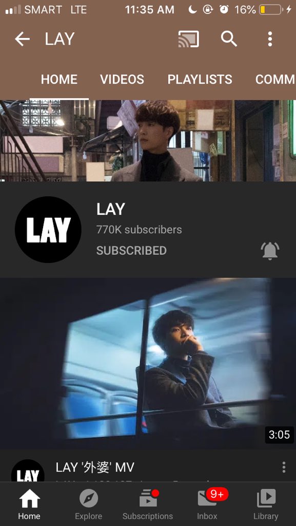 suhosoju's tweet photo. Hello EXOLs! Please join this project by sharing a screenshot showing you're subscribed to Lay Zhang's channel. Tag 5 people. Let's do our best to support Lay!

@absnikaix @alaska_bata @regregzz @bayagnibaekhyun @damagemewhun 

@layzhang
#LayZhangSubscribeChallenge https://t.co/5QO6cZvU4V