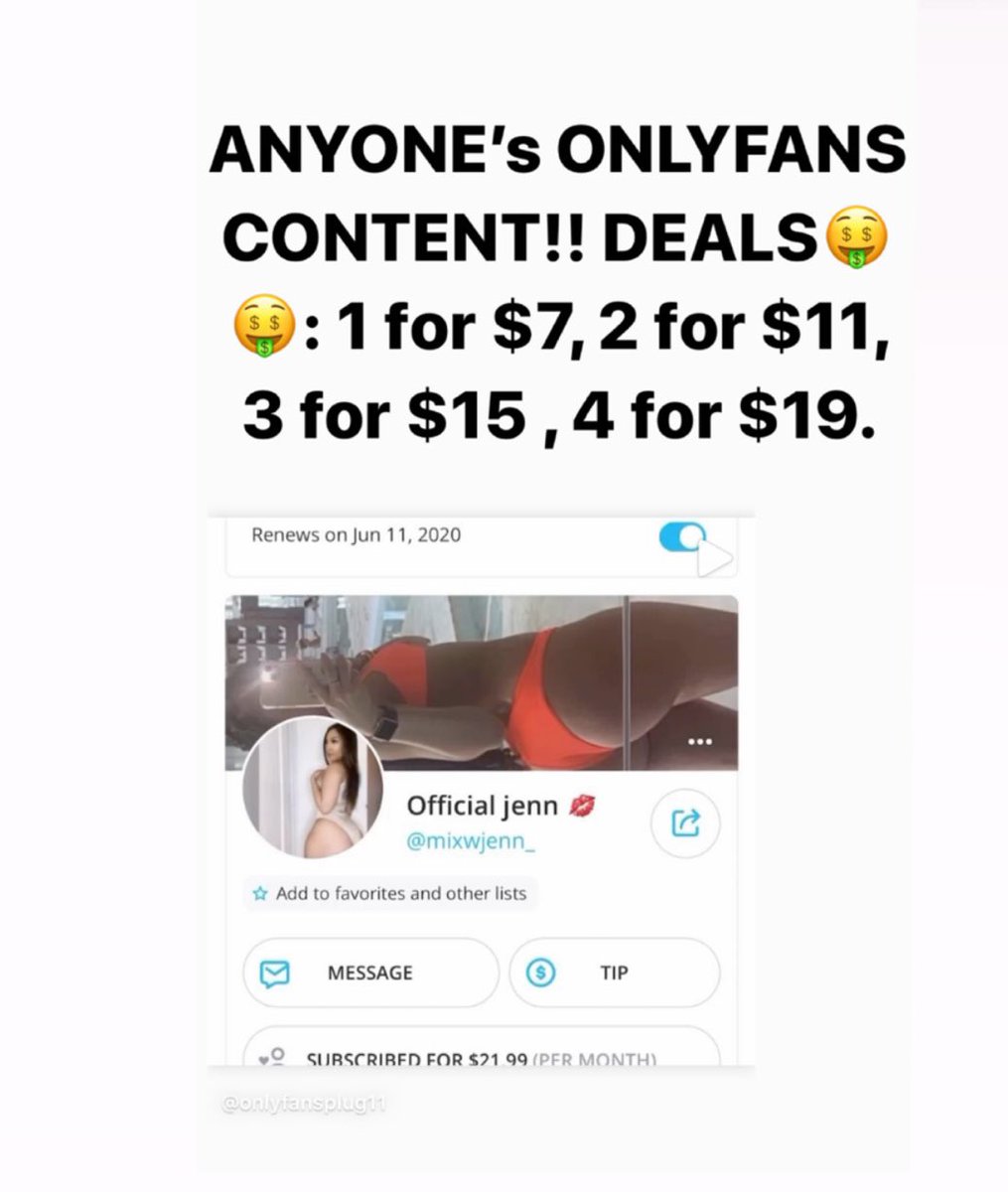 OnlyFansPlug11's tweet photo. 🚨🚨DEAL ALERT!🚨🚨 GET THEM WHILE THEY’RE HOT! #onlyfans #dealoftheday #BeautifulWomen #onlyfansleak #supportsmallbusiness https://t.co/JQDvat5vv4