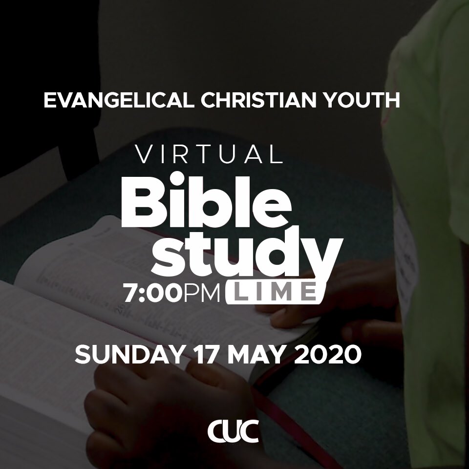 Join our Evangelical Christian Youth ministry tomorrow night for a Virtual Teen Bible Study Lime at 7PM (est)  on Facebook Live. See you there!

#IAmECY #ChurchOnline 
#ChristianUnionChurch