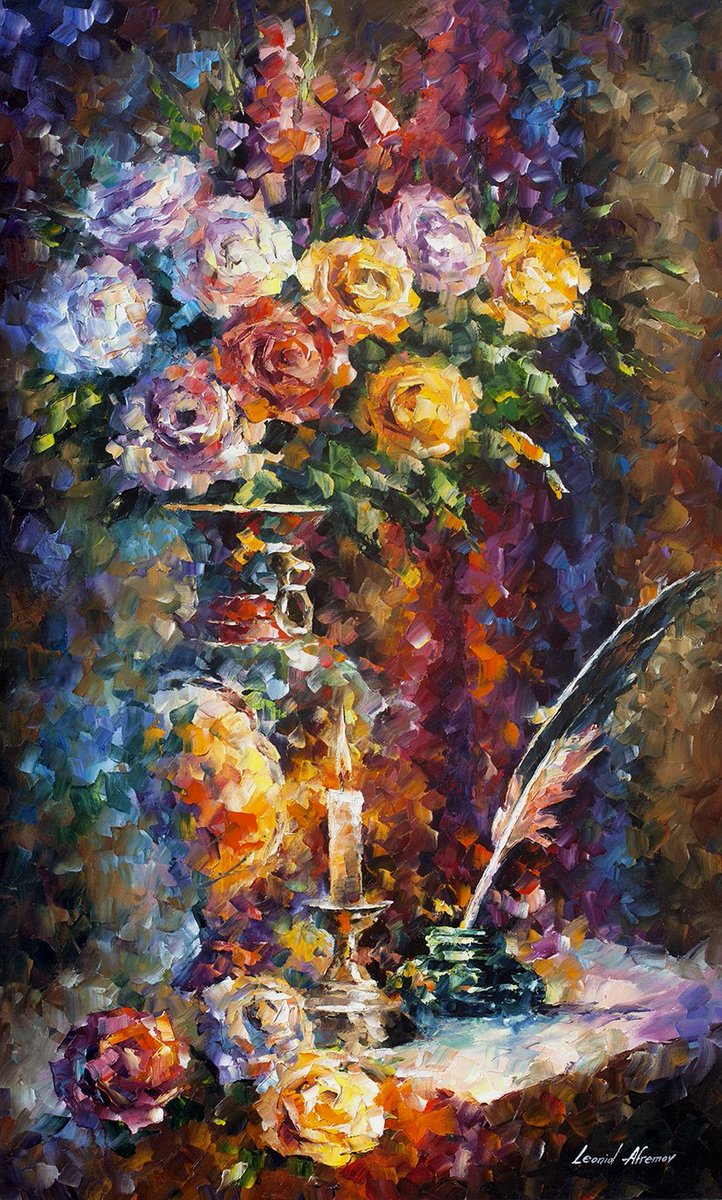 LOVE LETTERS — PALETTE KNIFE Oil Painting On Canvas By Leonid Afremov bit.ly/2xKMDP8
#modern #artworkandlove