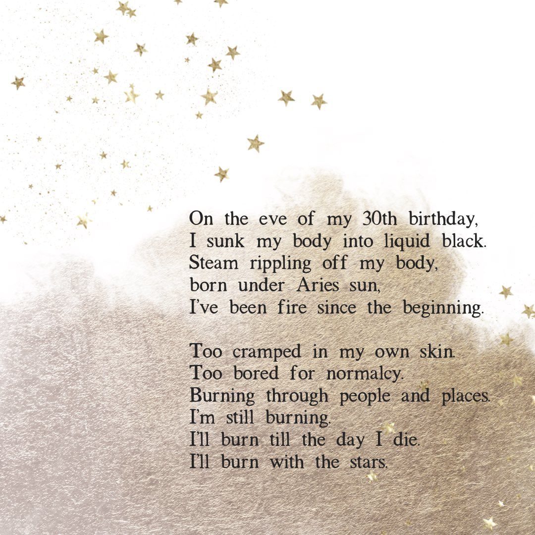 MadisonArtist's tweet photo. Still writing overly dramatic shit. God damn I hope I’m like this forever. #thisis30 #poetry #poem https://t.co/f2sZtYgkIX