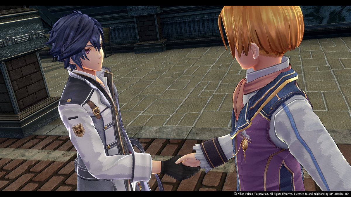 AHalfNickel's tweet photo. Patrick and Rean are actually still on good terms, does my heart good. #NewNickel7 #CSIII https://t.co/13T2CfjyTH