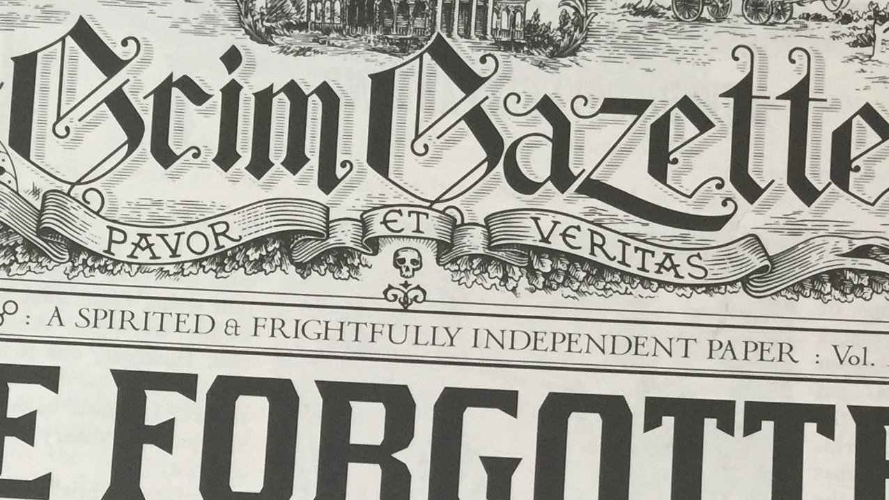 ラテン語さん ディズニーパークのアトラクション ホーンテッドマンション の謎解きボックス Ghost Post に入っている新聞 The Grim Gazette のモットーpavor Et Veritasは ラテン語で 恐怖と真実 という意味です こんな小さなところにもラテン語を使っ