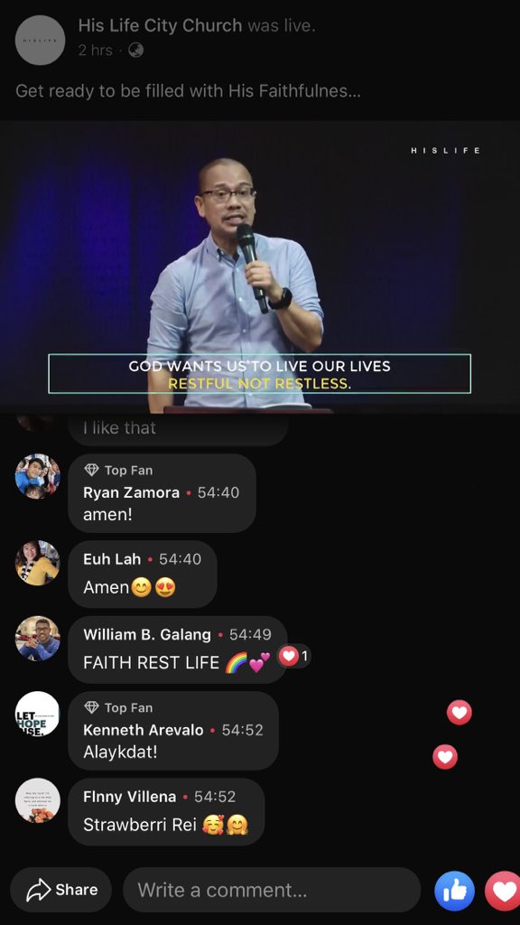 gelosangalang's tweet photo. “God wants us to live our lives, Restful, not Restless!” @PastorADM 
#FaithRestLife
#ChurchOnline
@hislifeofficial https://t.co/3h2WhW5Ljk