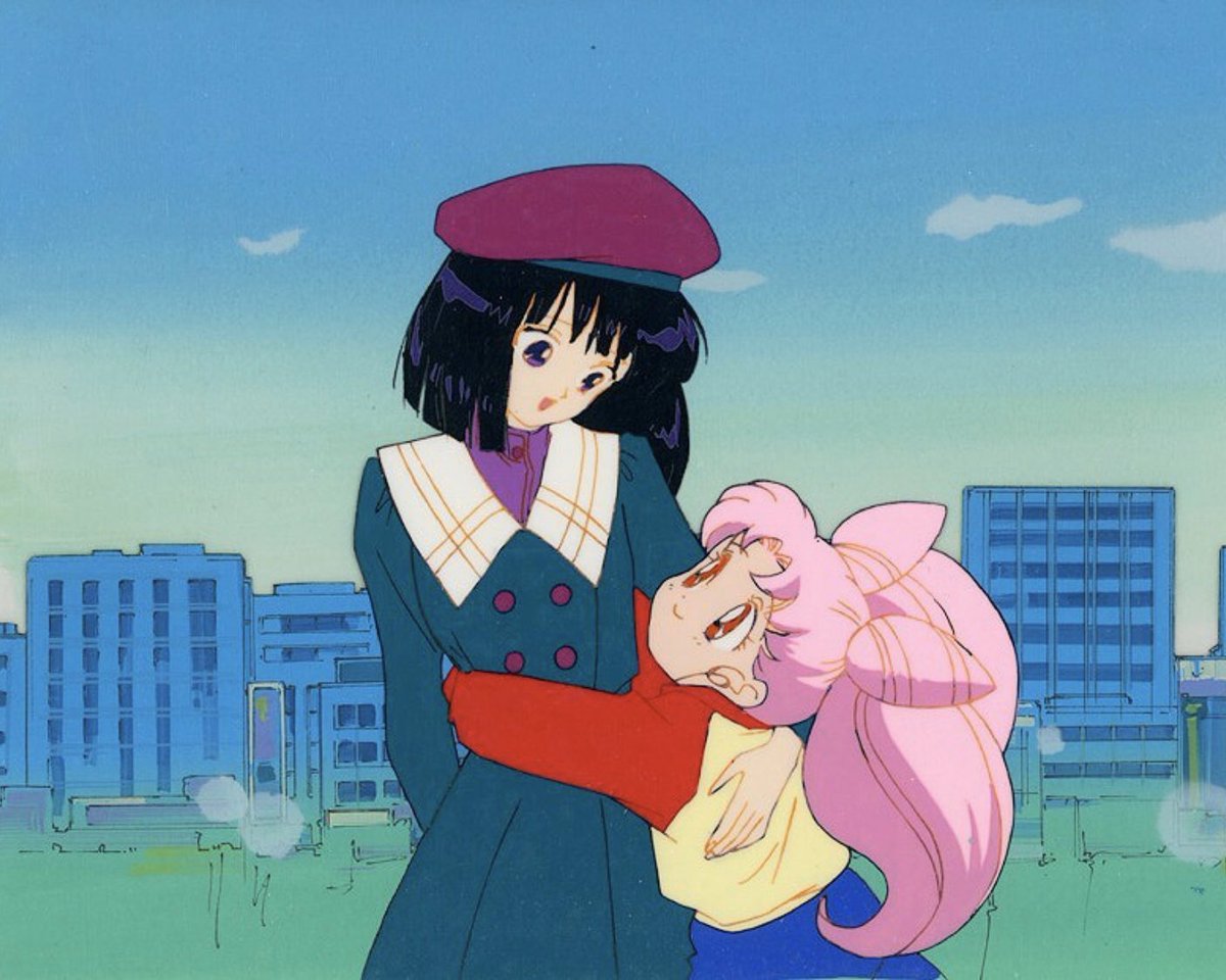 美少女戦士セーラームーン 土萠ほたる セル画 💜 セーラーサターン