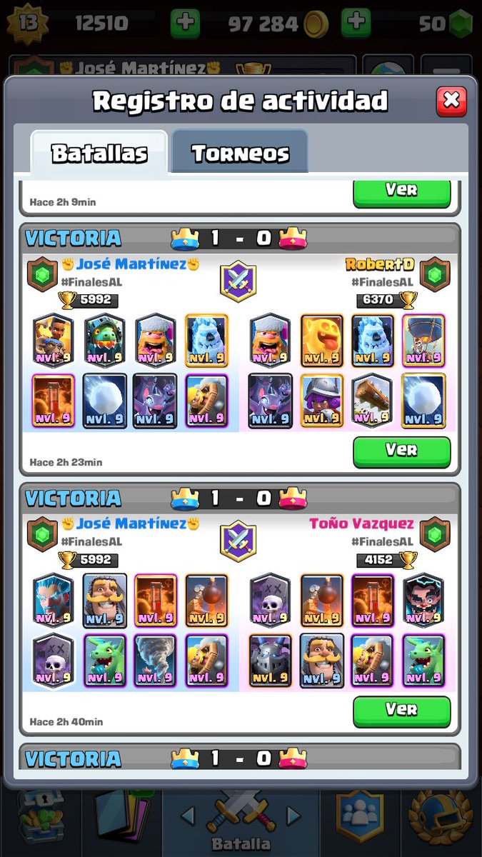Contento con mi nivel demostrado el día de hoy, en lo personal me voy con 10-3 y muy contento de poder aportar unas victorias valiosas para lograr este campeonato, destacar a un <a href="/Hasiel19_CR/">☆Hasiel~19☆</a> rotisimo, y un <a href="/Ariel69Miranda/">⚡Ariel⚡</a> rescatando set valiosas para cumplir el objetivo.