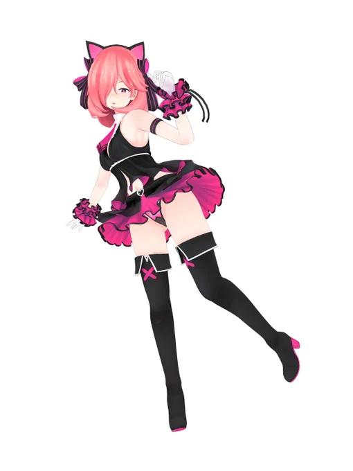 まりちゃんの服こっそり着てみました…!意外と似合ってるかも!! 