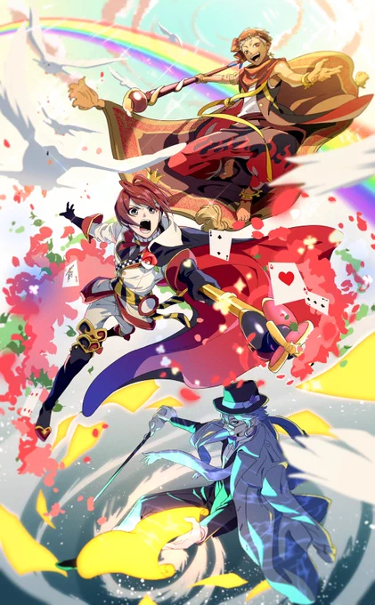 2年の寮長～～!!
#ツイステファンアート 