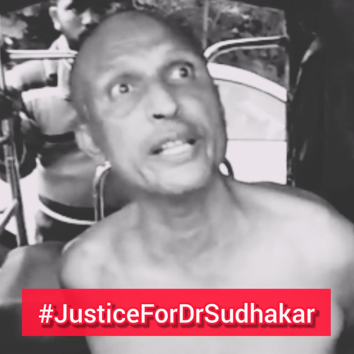 naralokesh's tweet image. Removed from Govt service. Hundreds of threatening calls from local Goondas. Now, half stripped and beaten on the road. His only mistake was to ask for an N-95 mask. @ysjagan&apos;s treatment of a dalit doctor is shocking  #JusticeForDrSudhakar