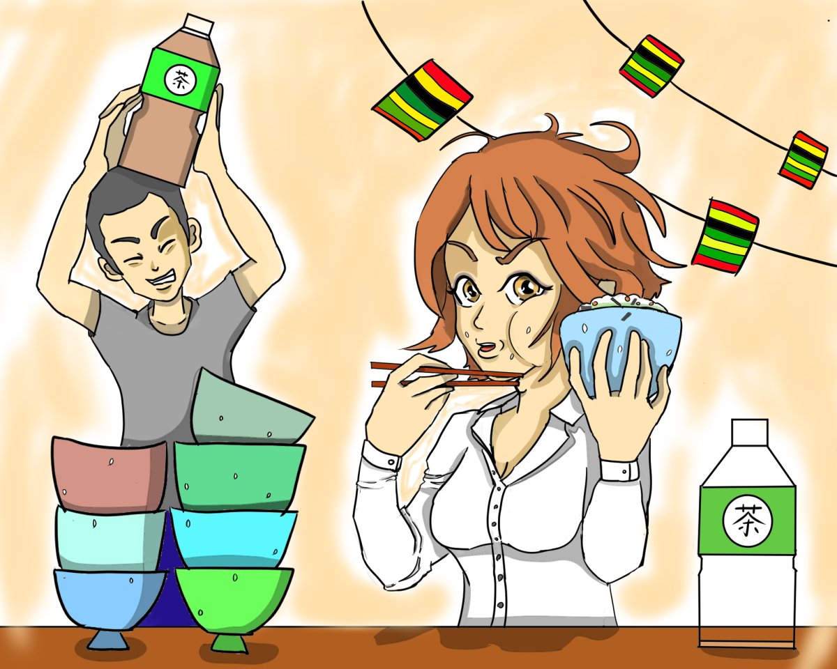 土壇場 林太郎 5月17日は お茶漬けの日 それにちなんで落書き 鮭茶漬け食べようかな イラスト お茶漬けの日 今日はなんの日 T Co Hsnklcvli8 Twitter